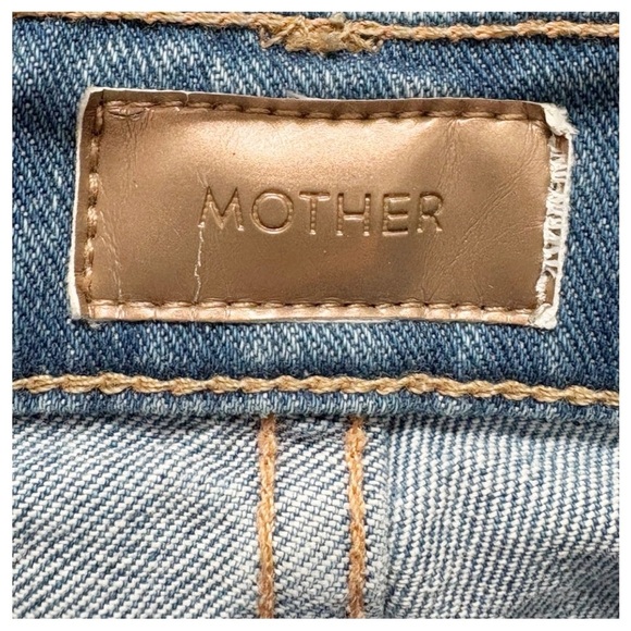 MOTHER The Rascal Crop Jeans in Tickle Fights and Barbeques Size 25 - Picture 8 of 10
